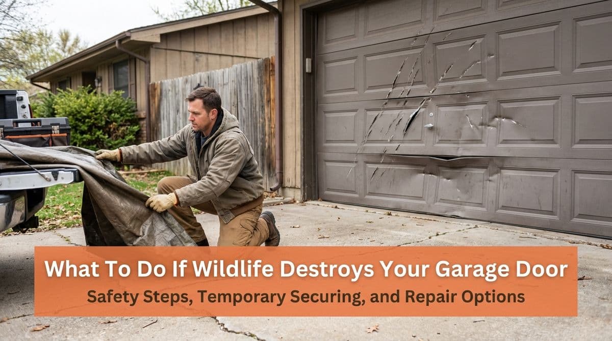 What To Do If Wildlife Destroys Your Garage Door image